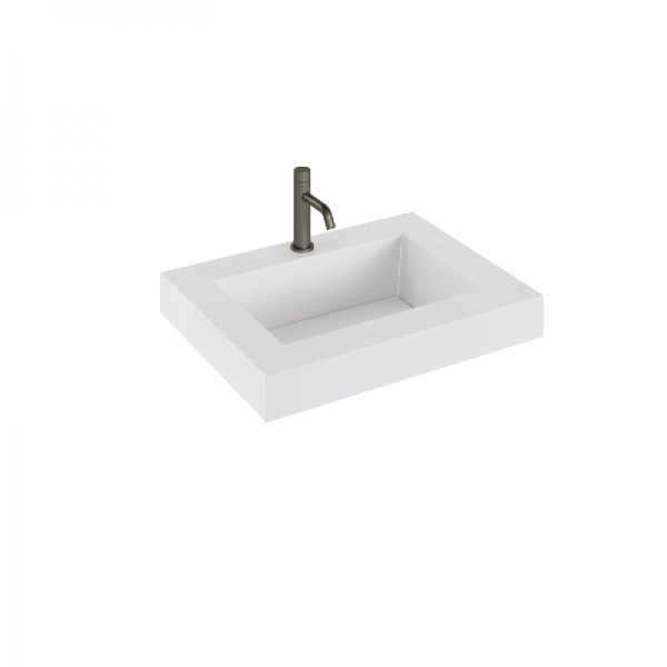 Vasque suspendue solid surface ARTIC