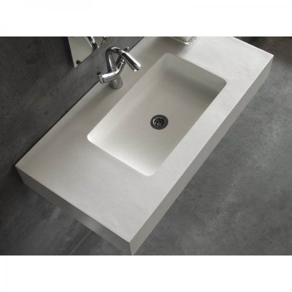 Vasque suspendue solid surface ARTIC