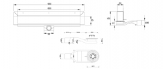 Caniveau de douche sur Paroi Inox AISI304