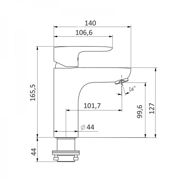 Mitigeur de lavabo VOLGA