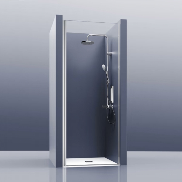 Paroi de douche BOURGET verre transparent