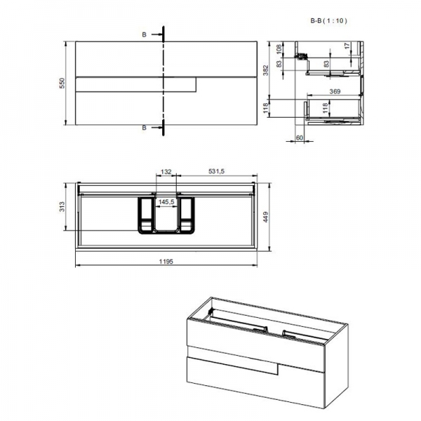 Meuble de salle de bain REGARD